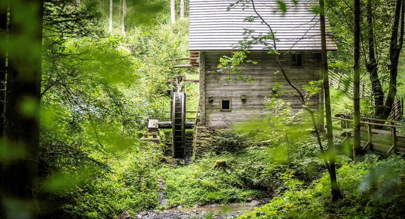 Winkelbauermühle am Mühlentalwanderwegin der Gemeinde St. Kathrein am Offenegg im Naturpark Almenland, © Oststeiermark Tourismus, Kurt Elmleitner